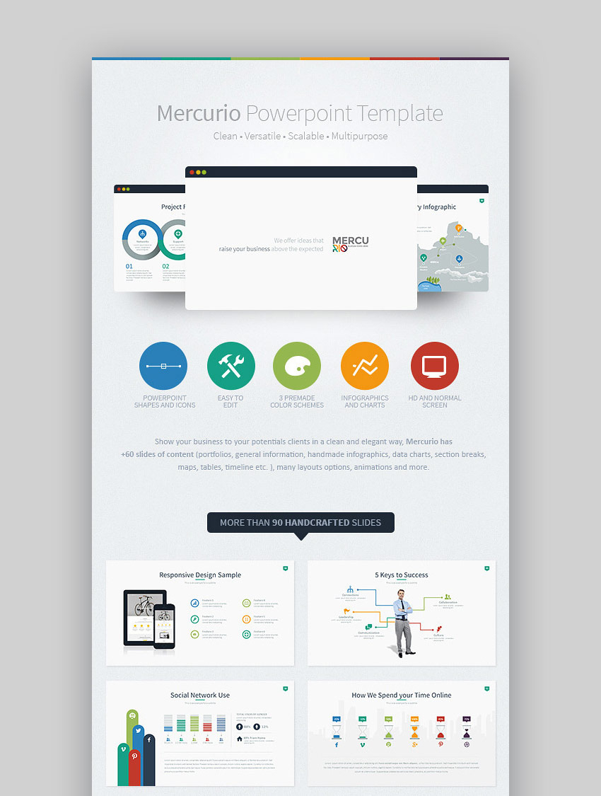 30 Best Infographic Powerpoint Presentation Templates—With In Biography Powerpoint Template