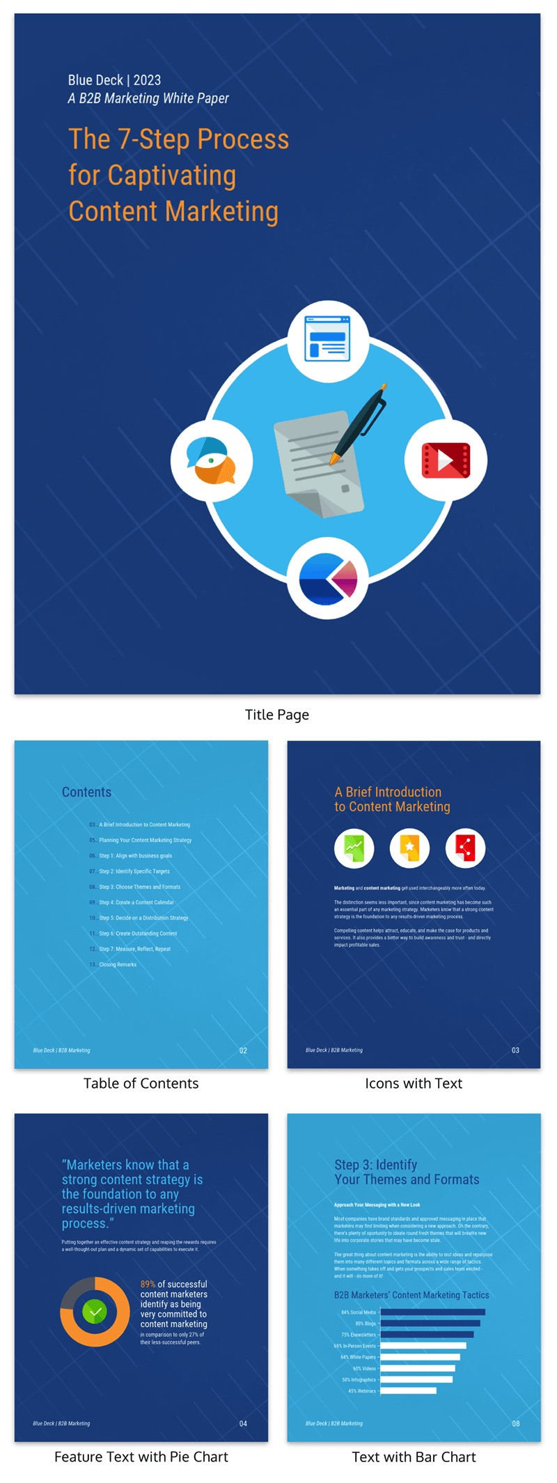30+ Business Report Templates Every Business Needs – Venngage Pertaining To White Paper Report Template