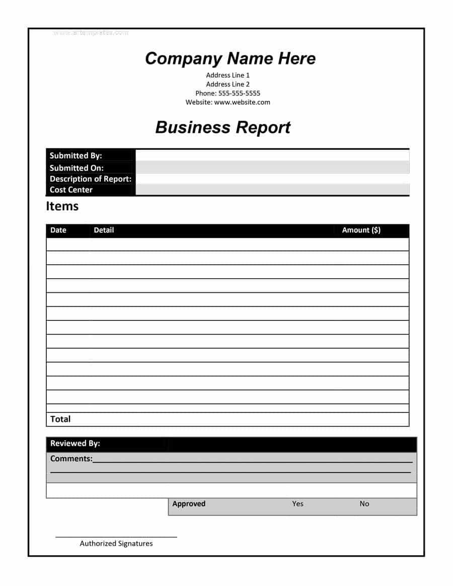 30+ Business Report Templates & Format Examples ᐅ Template Lab For Company Report Format Template