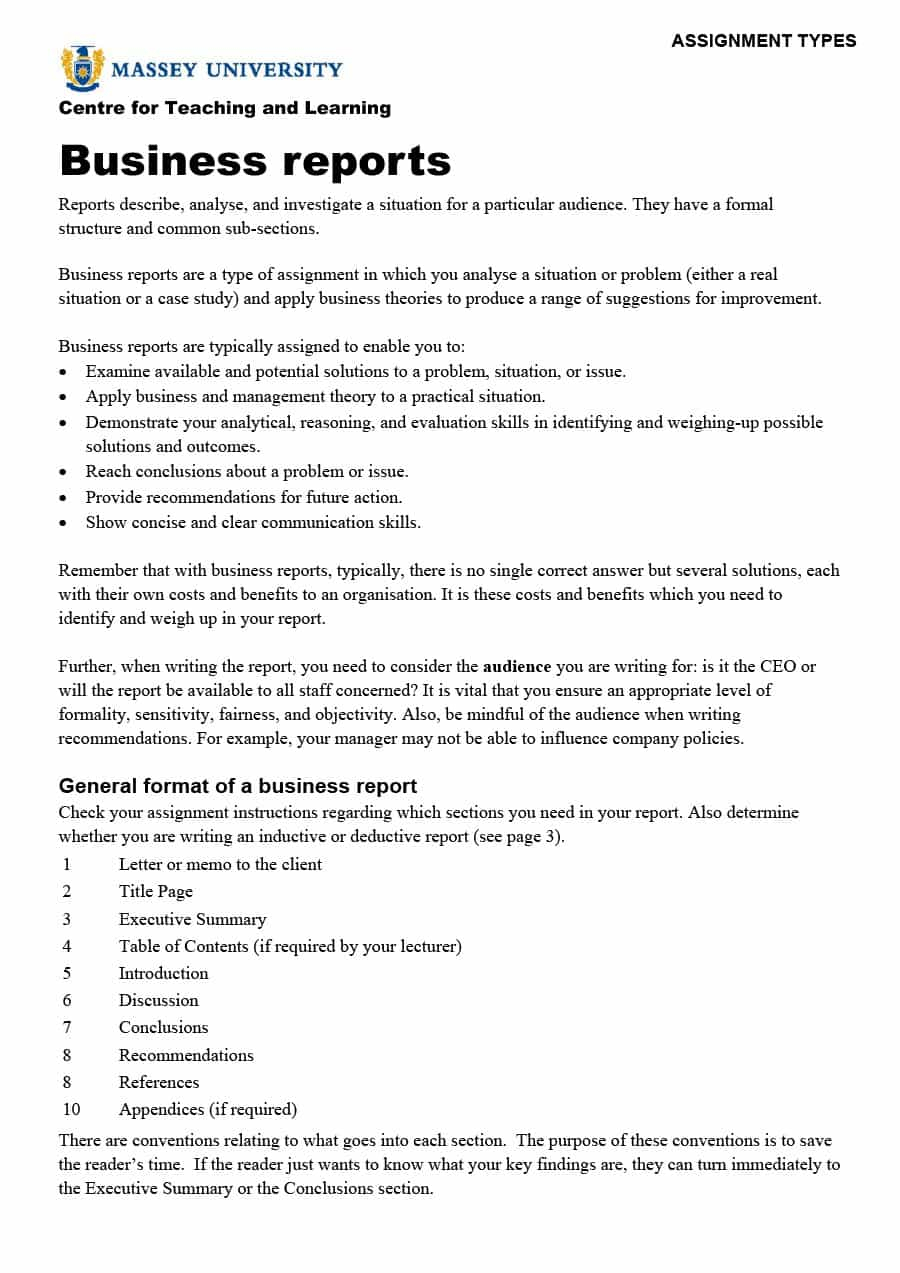 30+ Business Report Templates & Format Examples ᐅ Template Lab Pertaining To Report Writing Template Download