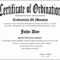 30 Certificate Of License For The Gospel Ministry Template Throughout Free Ordination Certificate Template