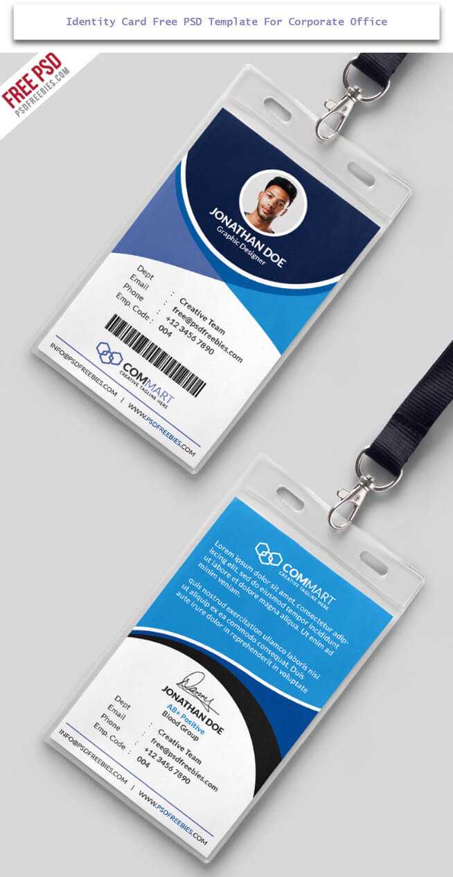 30 Creative Id Card Design Examples With Free Download Pertaining To Id Card Template Ai