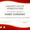 30 Free Certificate Of Appreciation Templates And Letters With Regard To Certificate For Years Of Service Template