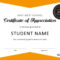 30 Free Certificate Of Appreciation Templates And Letters With Regard To Free Printable Student Of The Month Certificate Templates