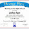 30 Free Honor Roll Certificate | Pryncepality Pertaining To Honor Roll Certificate Template