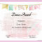 30 Free Printable Dance Certificates | Pryncepality With Regard To Dance Certificate Template