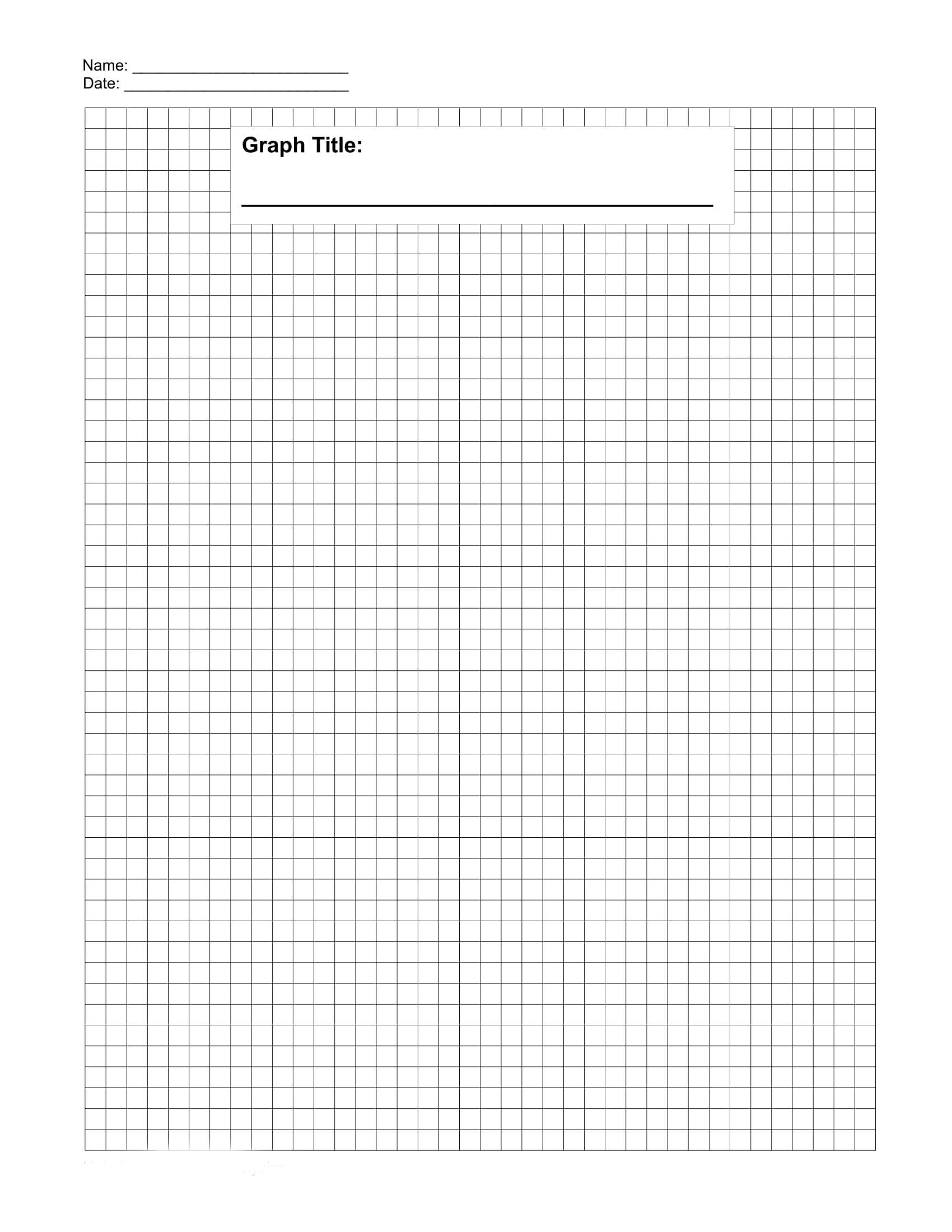 30+ Free Printable Graph Paper Templates (Word, Pdf) ᐅ Intended For Graph Paper Template For Word