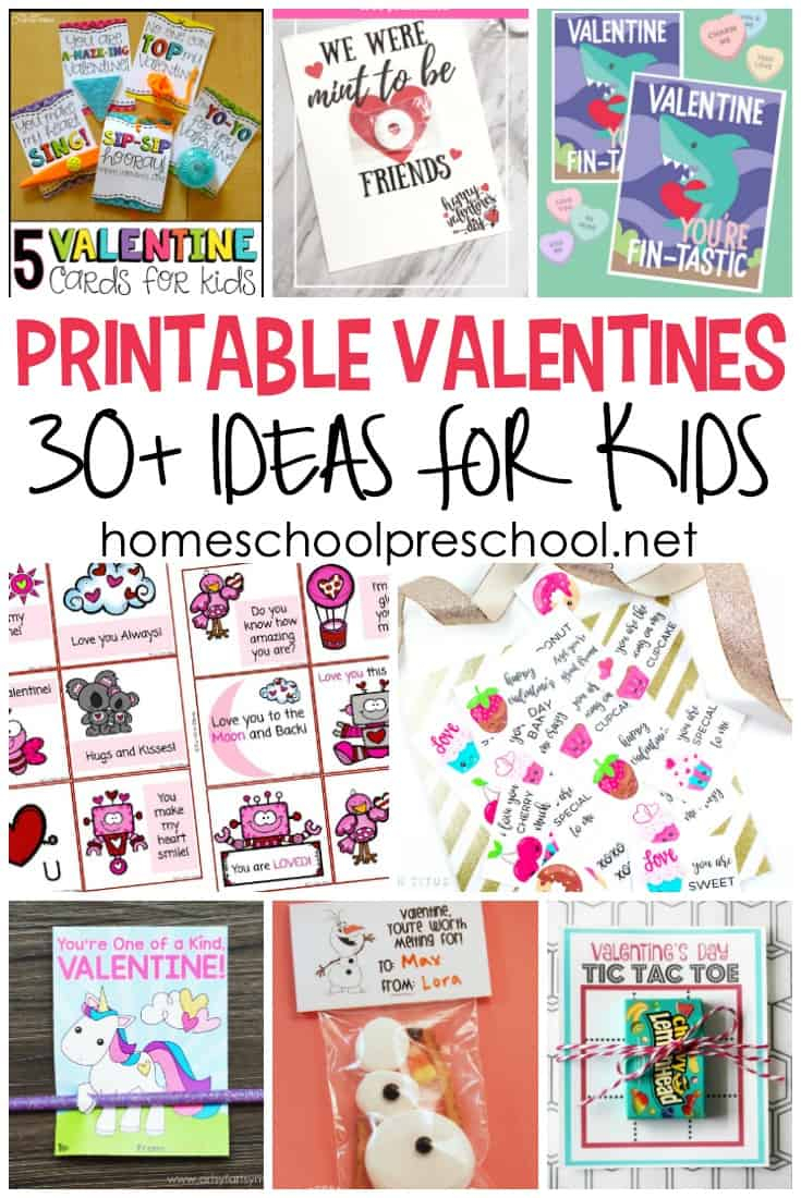 30+ Free Printable Valentine Card Ideas For Preschool Intended For Valentine Card Template For Kids