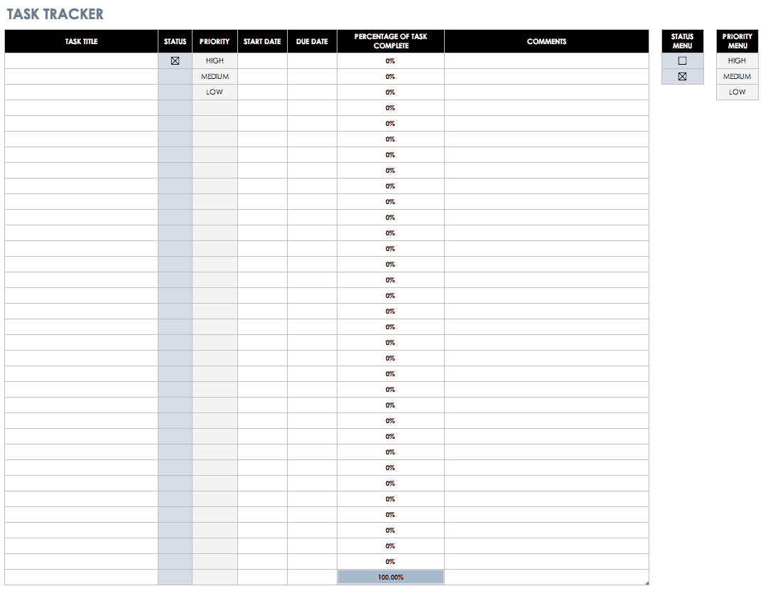 30+ Free Task And Checklist Templates | Smartsheet Inside Daily Task List Template Word