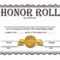 30 Honor Roll Certificate Template | Pryncepality Inside Honor Roll Certificate Template