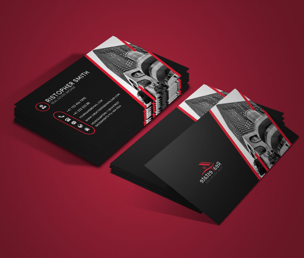 30+ Modern Real Estate Business Cards Psd | Decolore Regarding Real Estate Business Cards Templates Free