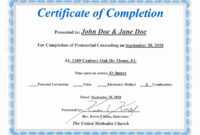 30 Premarital Counseling Certificate Of Completion Template with regard to Premarital Counseling Certificate Of Completion Template