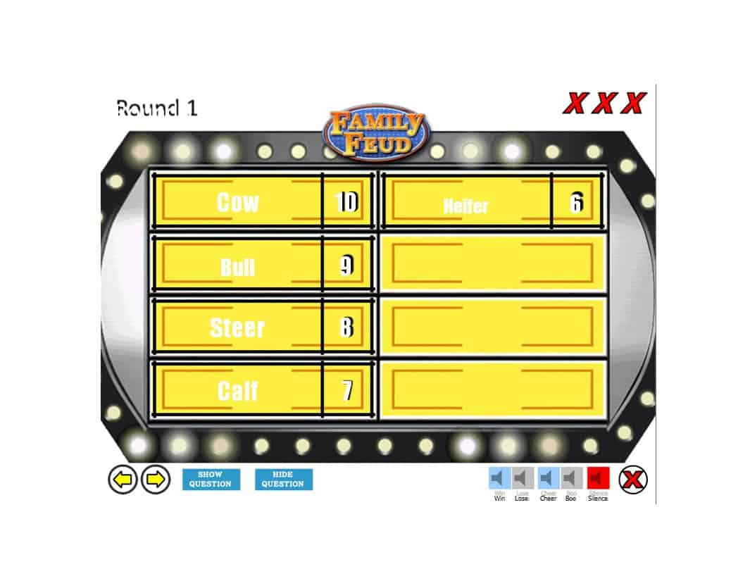 31 Great Family Feud Templates (Powerpoint, Pdf & Word) ᐅ Intended For Family Feud Game Template Powerpoint Free