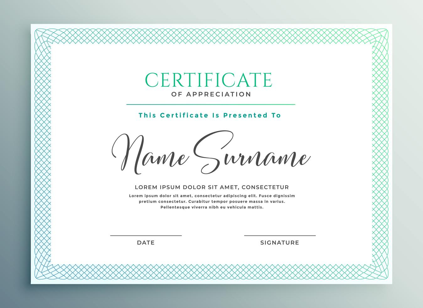33+ Certificate Of Appreciation Template Download Now!! Inside Certificates Of Appreciation Template