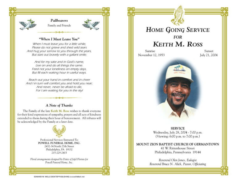 33 Free Obituary Template Download Word Pdf Freemium In Obituary Template Word Document