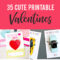35 Adorable Diy Valentine's Cards To Print At Home For Your Pertaining To Valentine Card Template For Kids