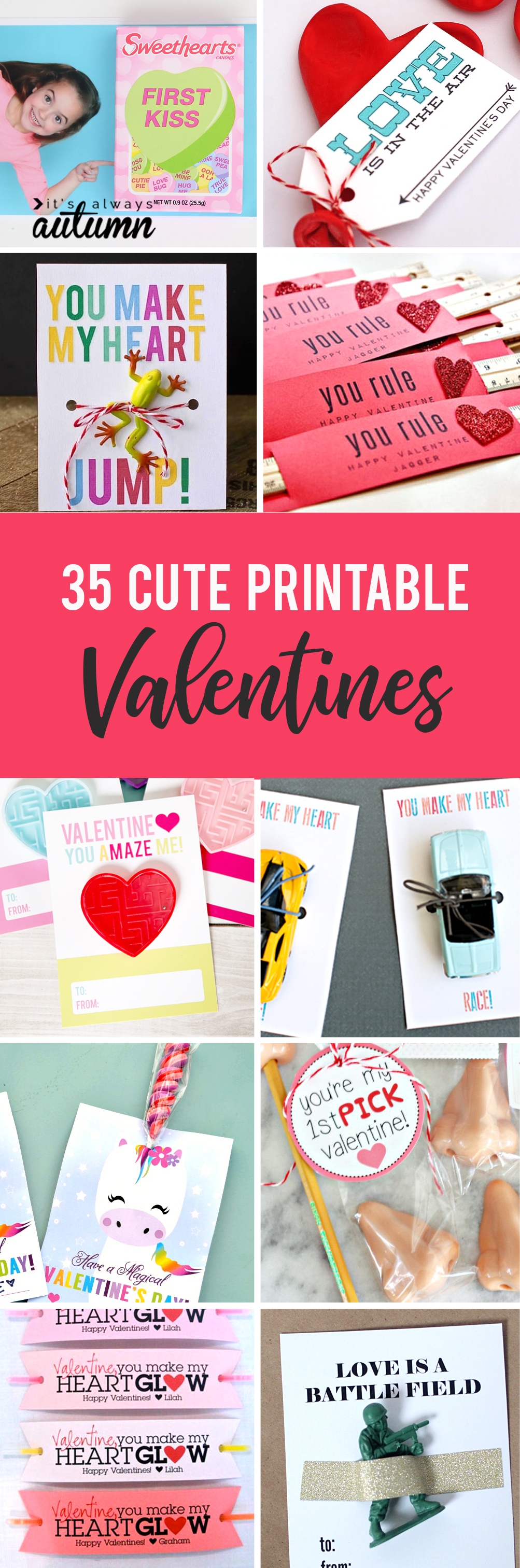 35 Adorable Diy Valentine's Cards To Print At Home For Your Pertaining To Valentine Card Template For Kids