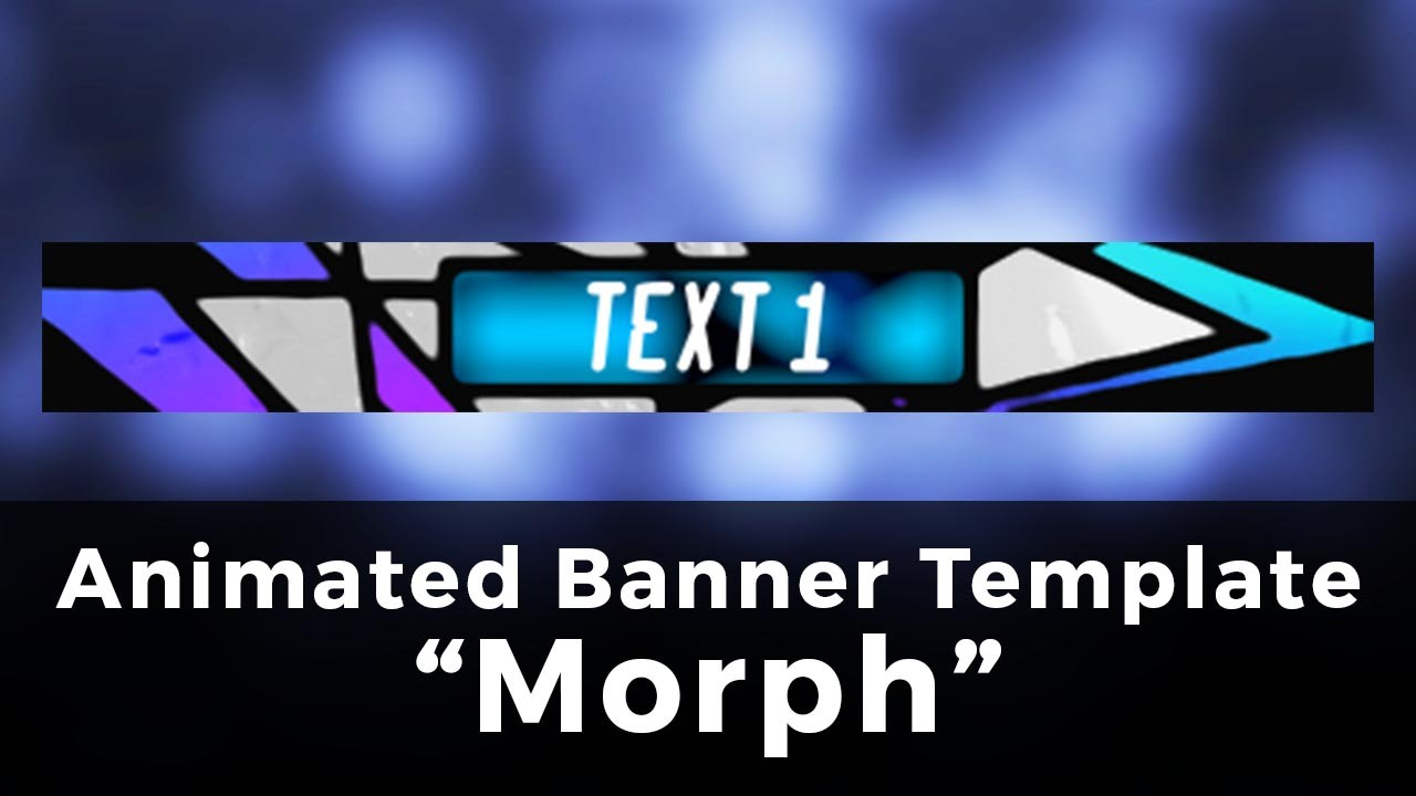 3D Advanced Minecraft Server Banner Template (Gif) – "morph" Inside Animated Banner Templates