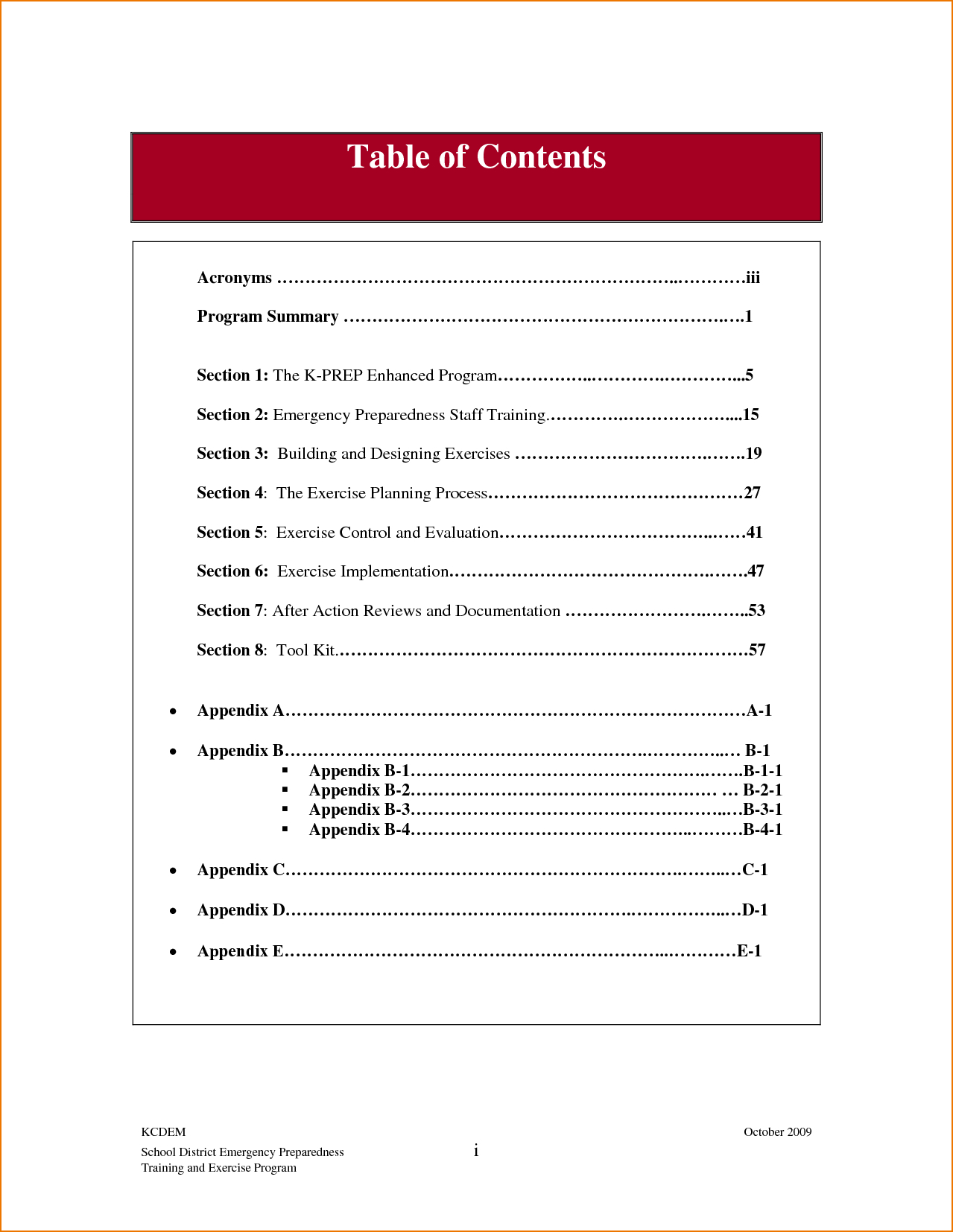 4+ Microsoft Word Table Of Contents Template | Teknoswitch Throughout Microsoft Word Table Of Contents Template