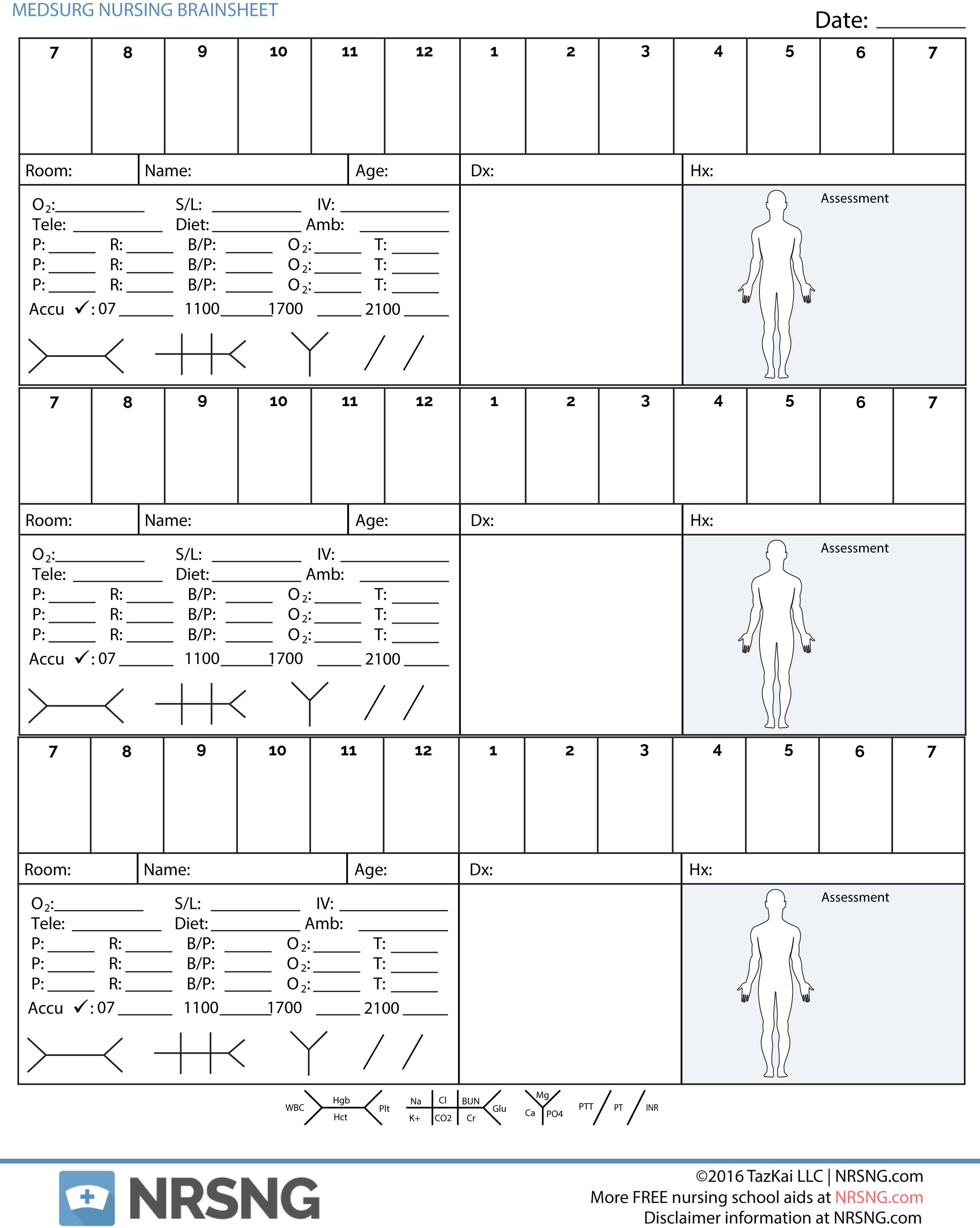 4 Patient Nursing Report Sheet (25 Sheet Pack) | Nrsng Pertaining To Nursing Report Sheet Templates