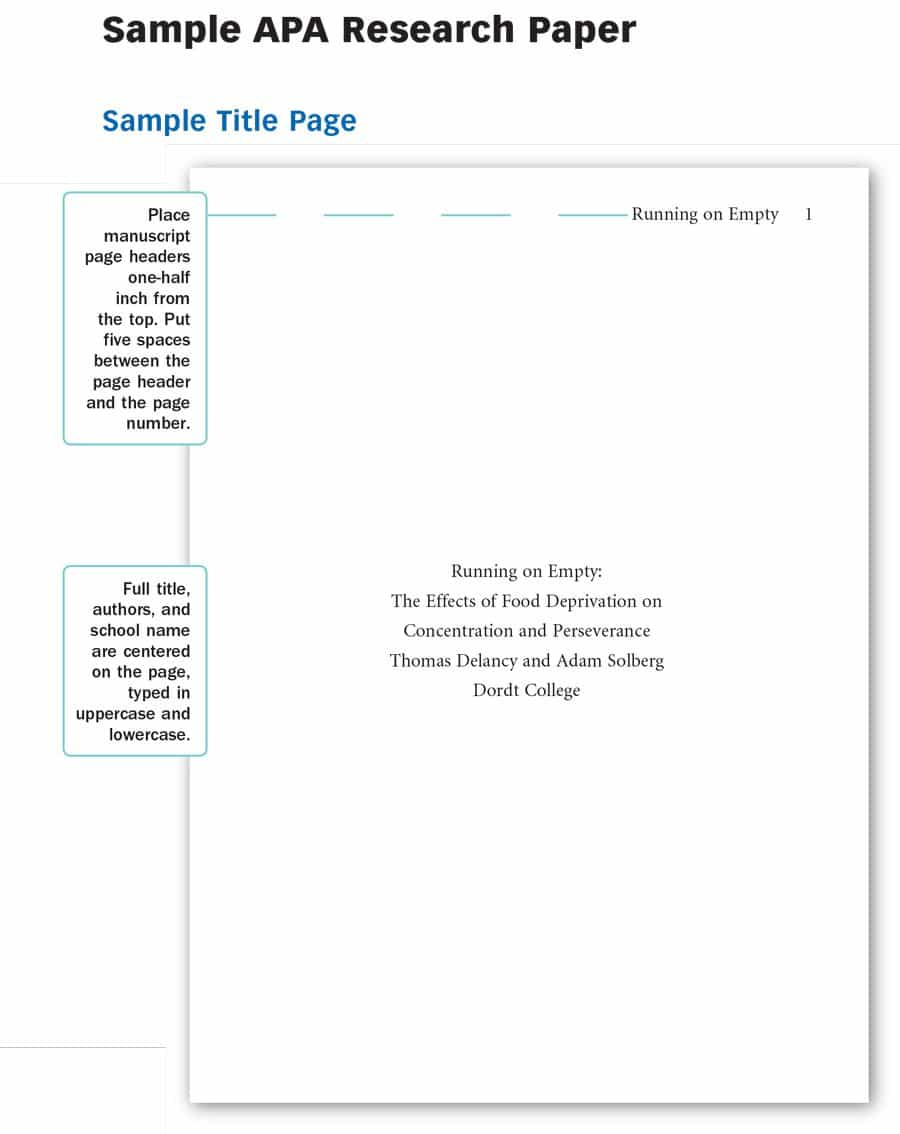 40+ Apa Format / Style Templates (In Word & Pdf) ᐅ Template Lab Pertaining To Apa Research Paper Template Word 2010
