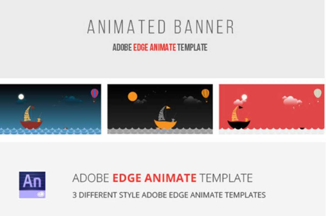 40 Awesome Edge Animate Templates Pertaining To Animated Banner Templates