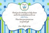 40 Beautiful Baby Shower Thank You Cards Ideas | Baby | Baby for Template For Baby Shower Thank You Cards