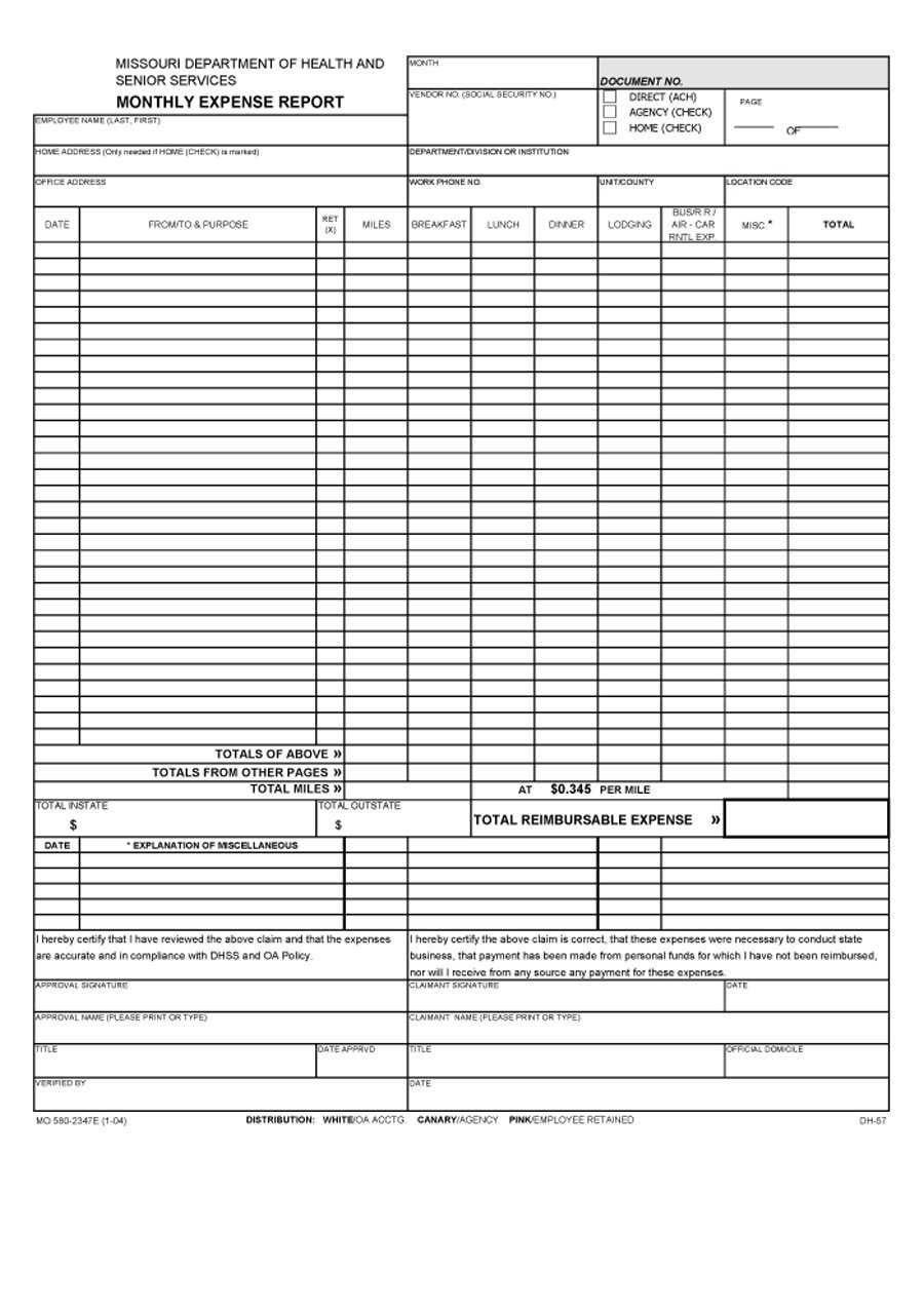 40+ Expense Report Templates To Help You Save Money ᐅ In Capital Expenditure Report Template