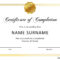 40 Fantastic Certificate Of Completion Templates [Word For Word Certificate Of Achievement Template