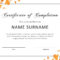 40 Fantastic Certificate Of Completion Templates [Word In Student Of The Year Award Certificate Templates
