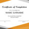 40 Fantastic Certificate Of Completion Templates [Word Regarding Leaving Certificate Template