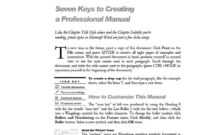 40 Free Instruction Manual Templates [Operation / User Manual] inside Training Manual Template Microsoft Word