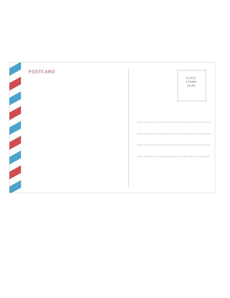 40+ Great Postcard Templates & Designs [Word + Pdf] ᐅ Throughout Post Cards Template