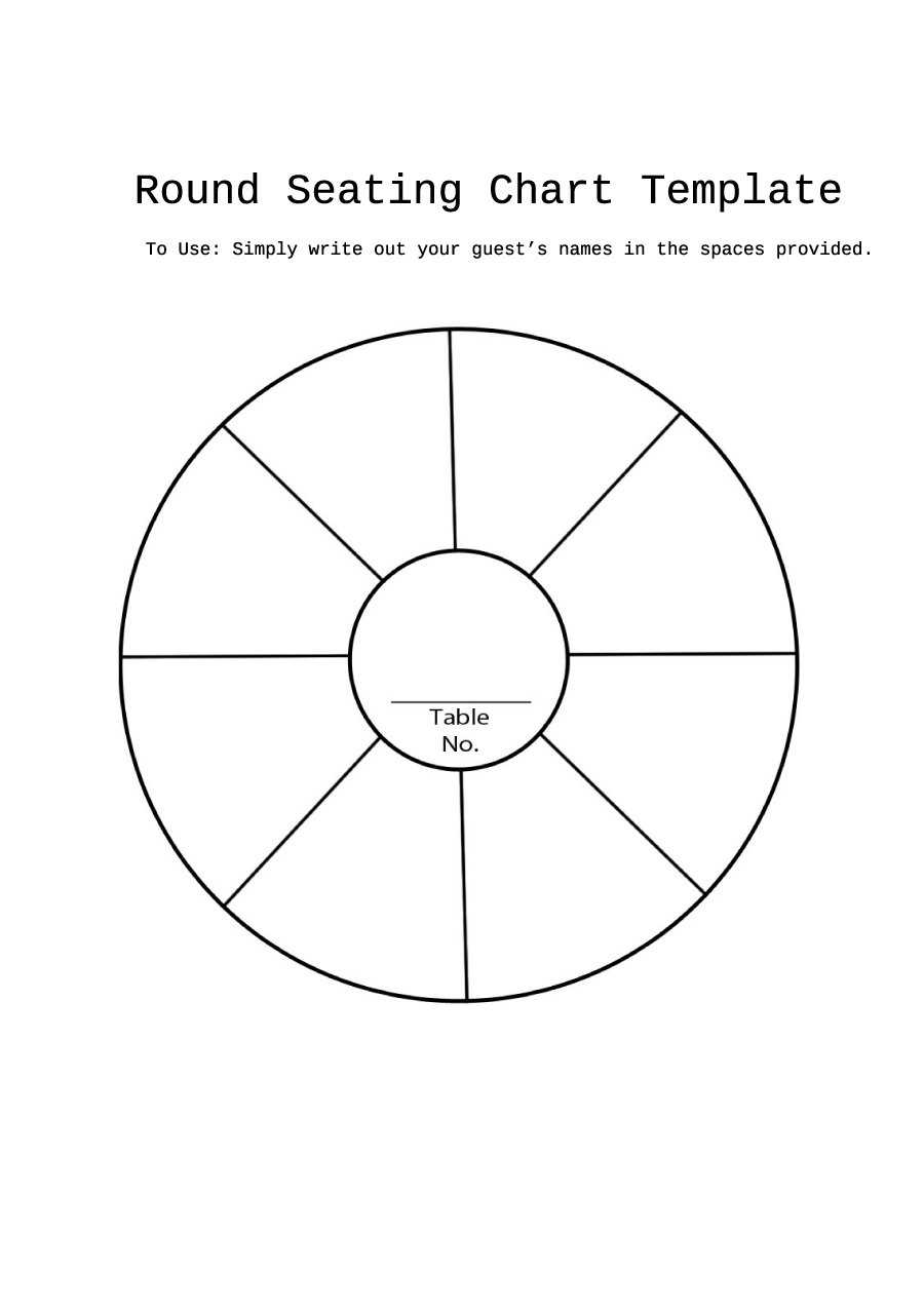 40+ Great Seating Chart Templates (Wedding, Classroom + More) With Regard To Wedding Seating Chart Template Word