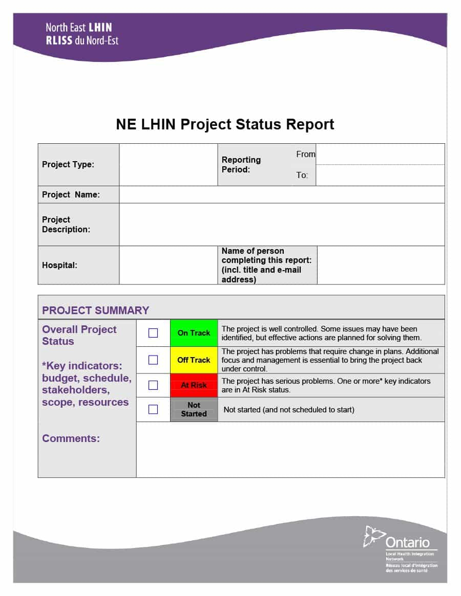 40+ Project Status Report Templates [Word, Excel, Ppt] ᐅ For Ms Word Templates For Project Report