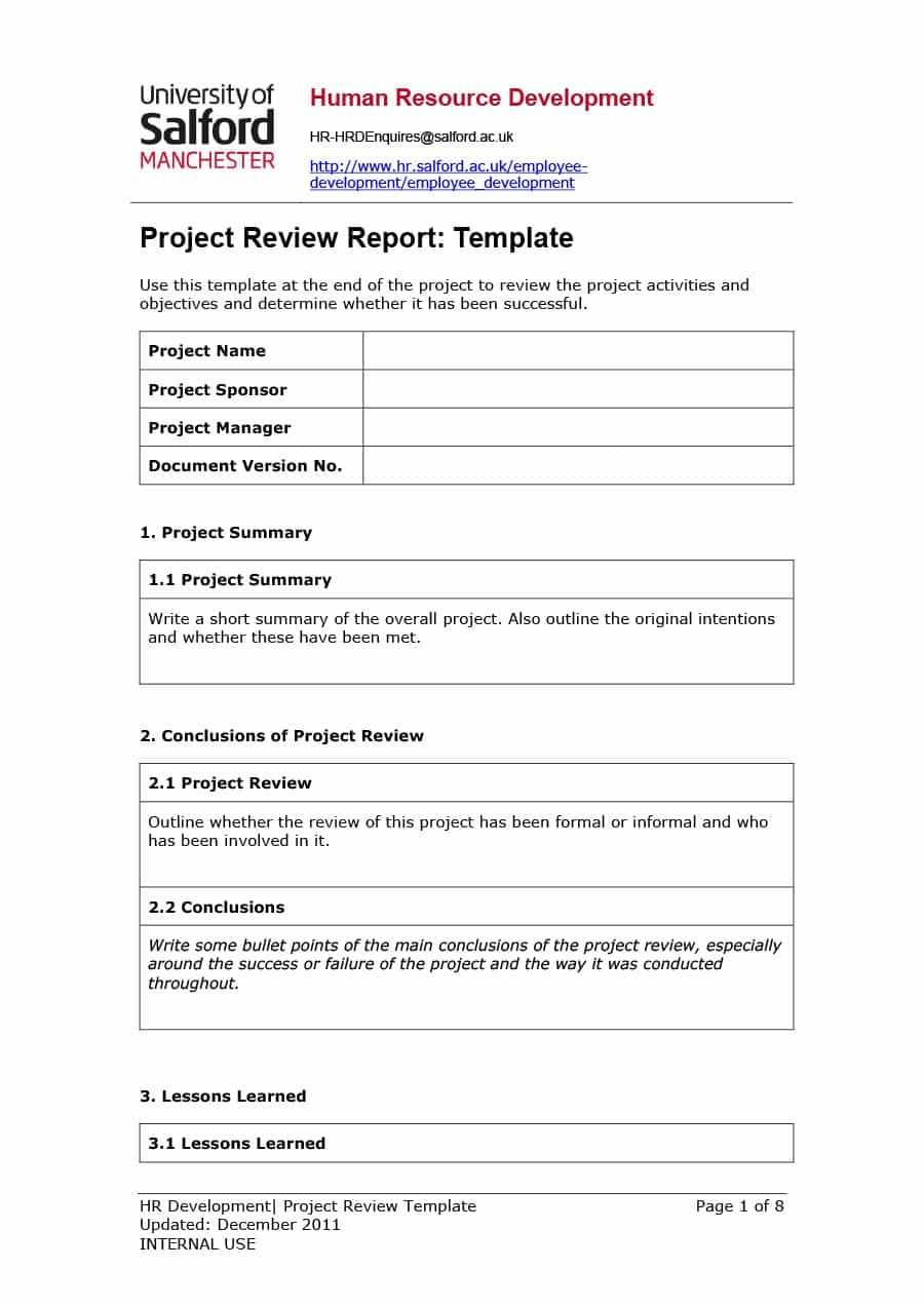 40+ Project Status Report Templates [Word, Excel, Ppt] ᐅ Throughout Development Status Report Template