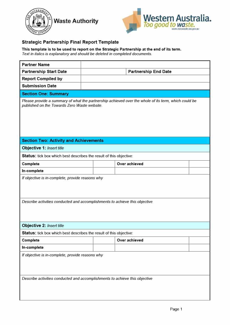 40+ Project Status Report Templates [Word, Excel, Ppt] ᐅ With What Is A Report Template