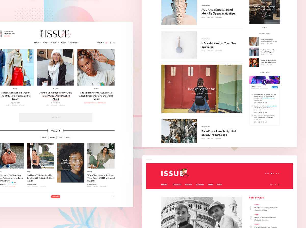 45+ Best Magazine WordPress Themes 2019 – Athemes In Magazine Ad Template Word