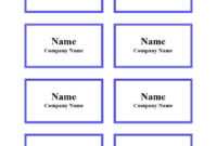 47 Free Name Tag + Badge Templates ᐅ Template Lab regarding Visitor Badge Template Word