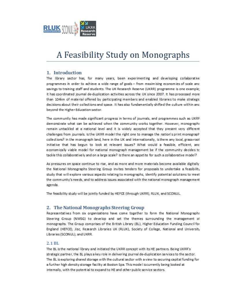 48 Feasibility Study Examples & Templates (100% Free) ᐅ In Technical Feasibility Report Template