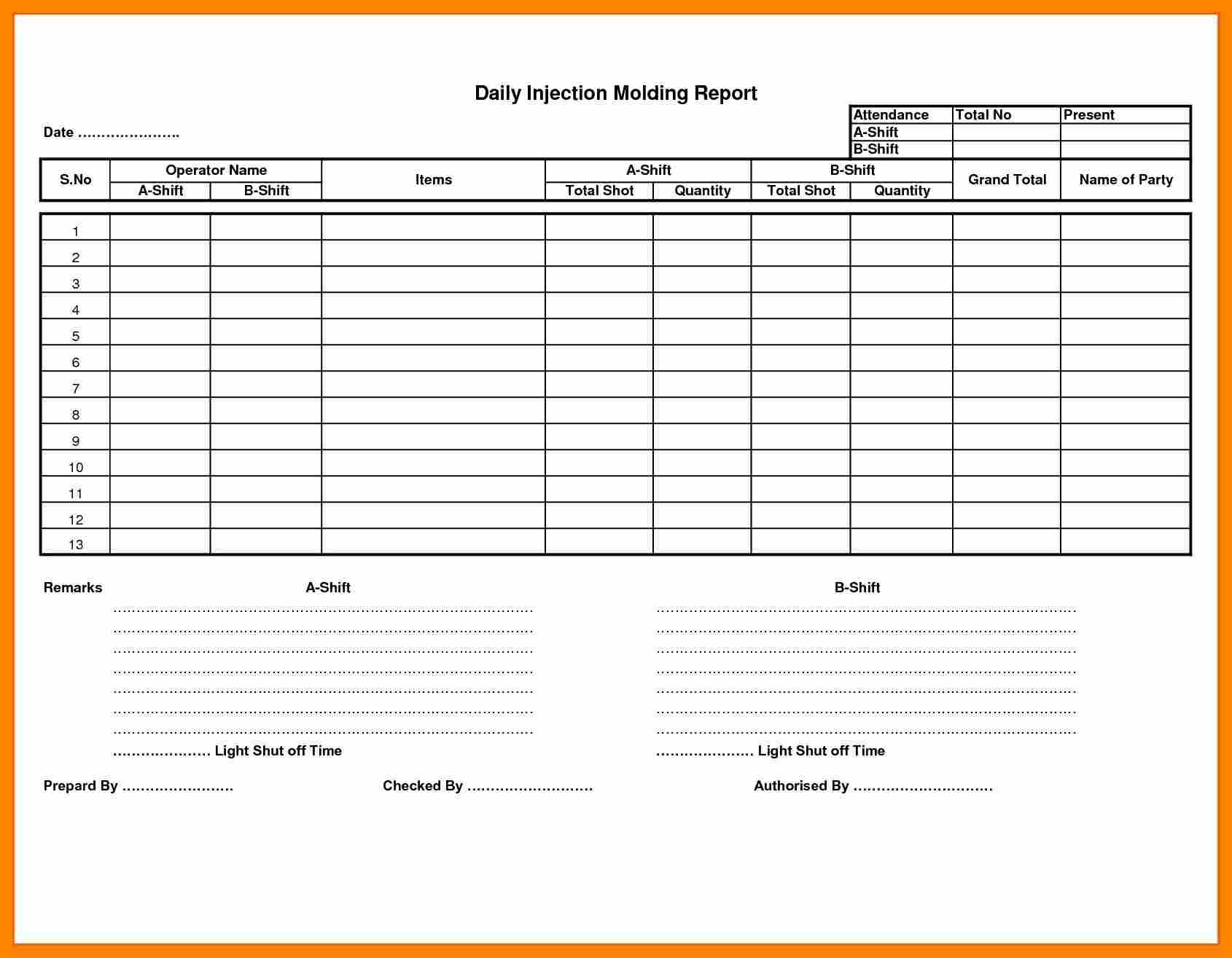 5+ Daily Report Format | Lobo Development With Employee Daily Report Template