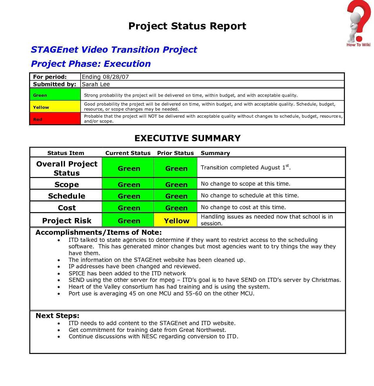 5+ Free Sample Weekly Report Template To Management | How To Inside Weekly Manager Report Template