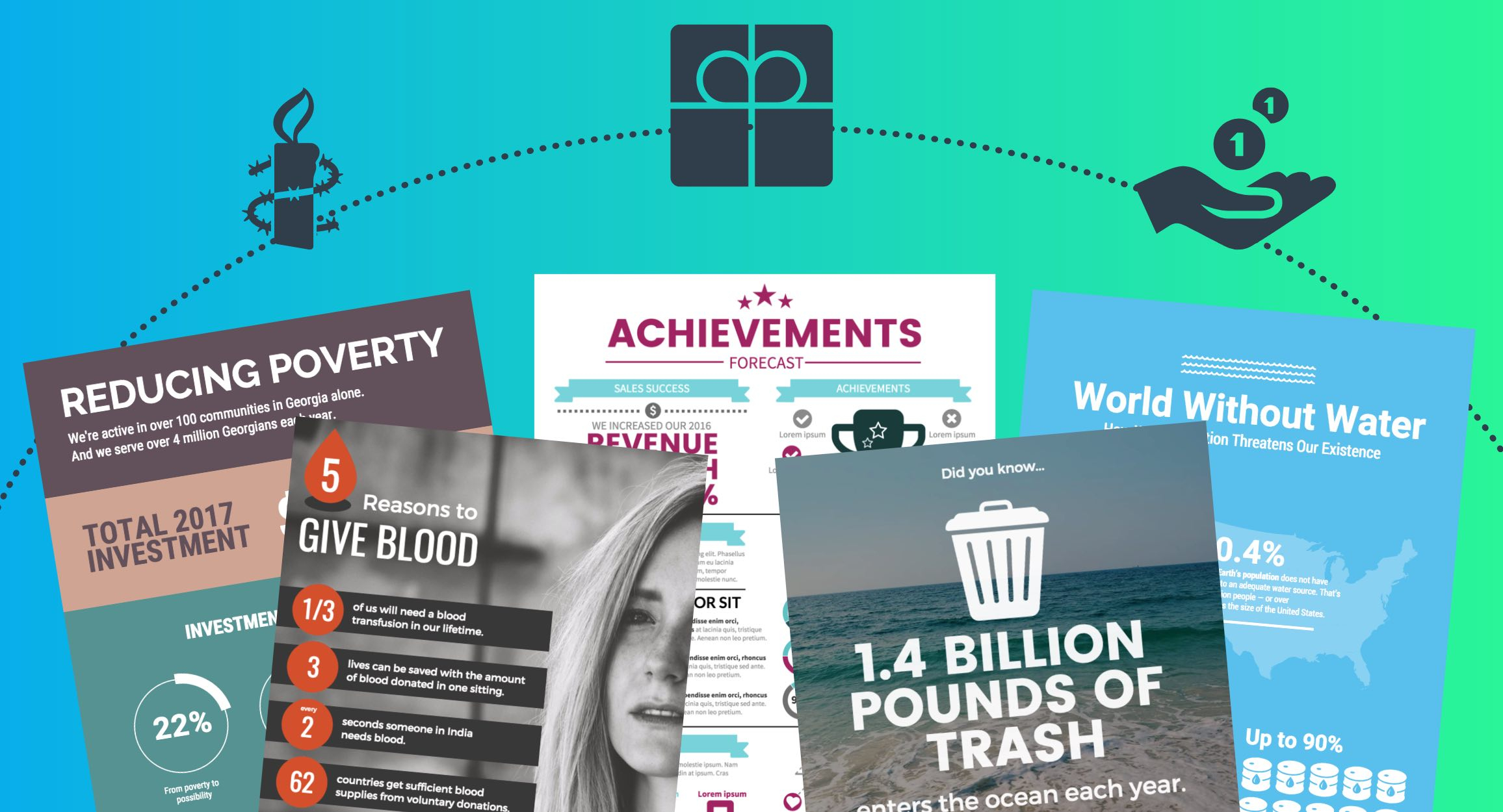5 Must Have Nonprofit Infographic Templates To Supercharge With Regard To Nonprofit Annual Report Template