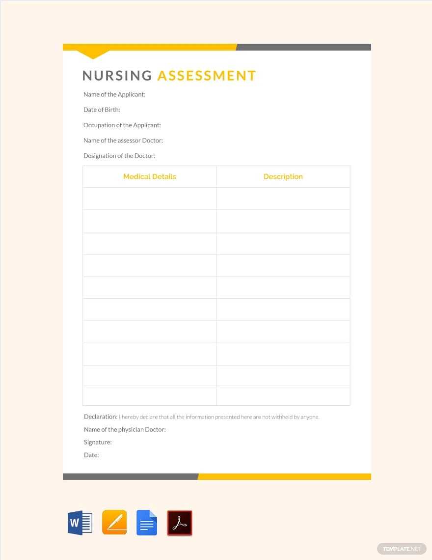 5+ Nursing Care Plan Templates In Word, Pdf, Apple Pages Inside Nursing Care Plan Template Word