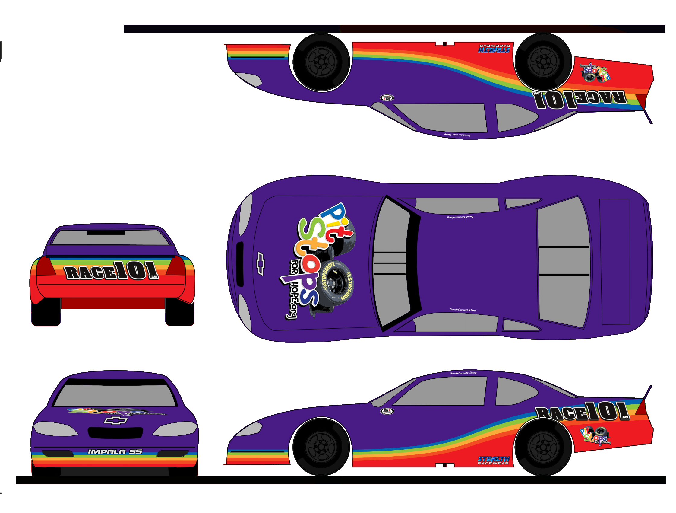 5 Steps To Create A Paint Scheme Mockup | The Colors Of The Race Regarding Blank Race Car Templates