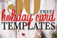 50 + Free Holiday Photo Card Templates | Moritz Fine Designs throughout Free Holiday Photo Card Templates