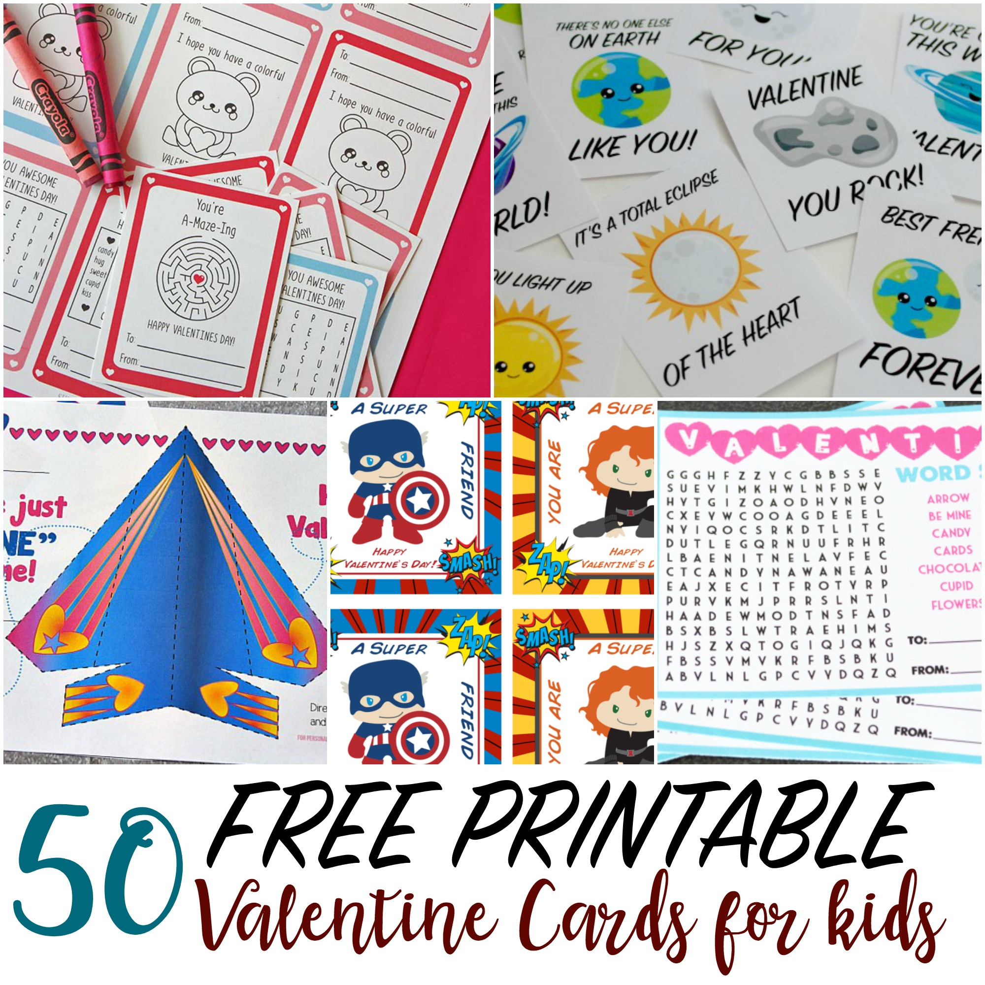 50 Printable Valentine Cards For Kids Regarding Valentine Card Template For Kids