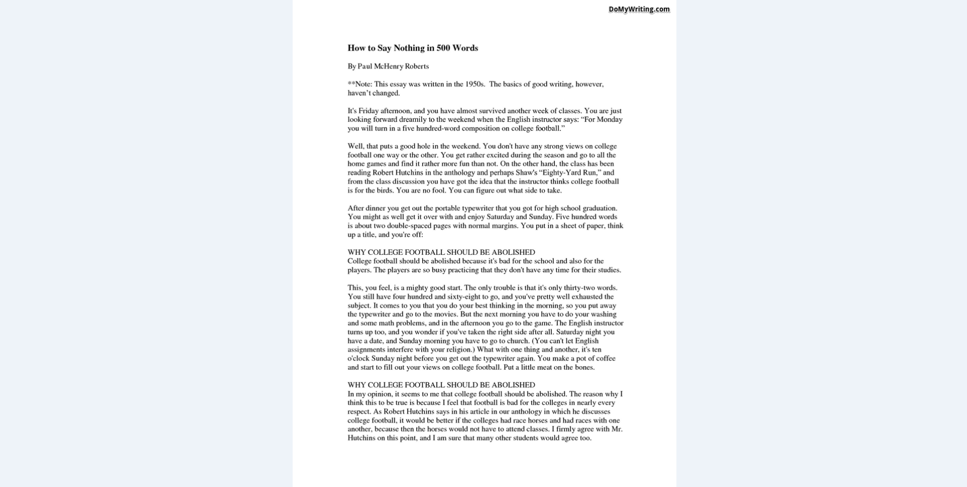 500 Word Essay: Is It As Difficult To Write As Everyone Thinks? Pertaining To 500 Word Essay Template