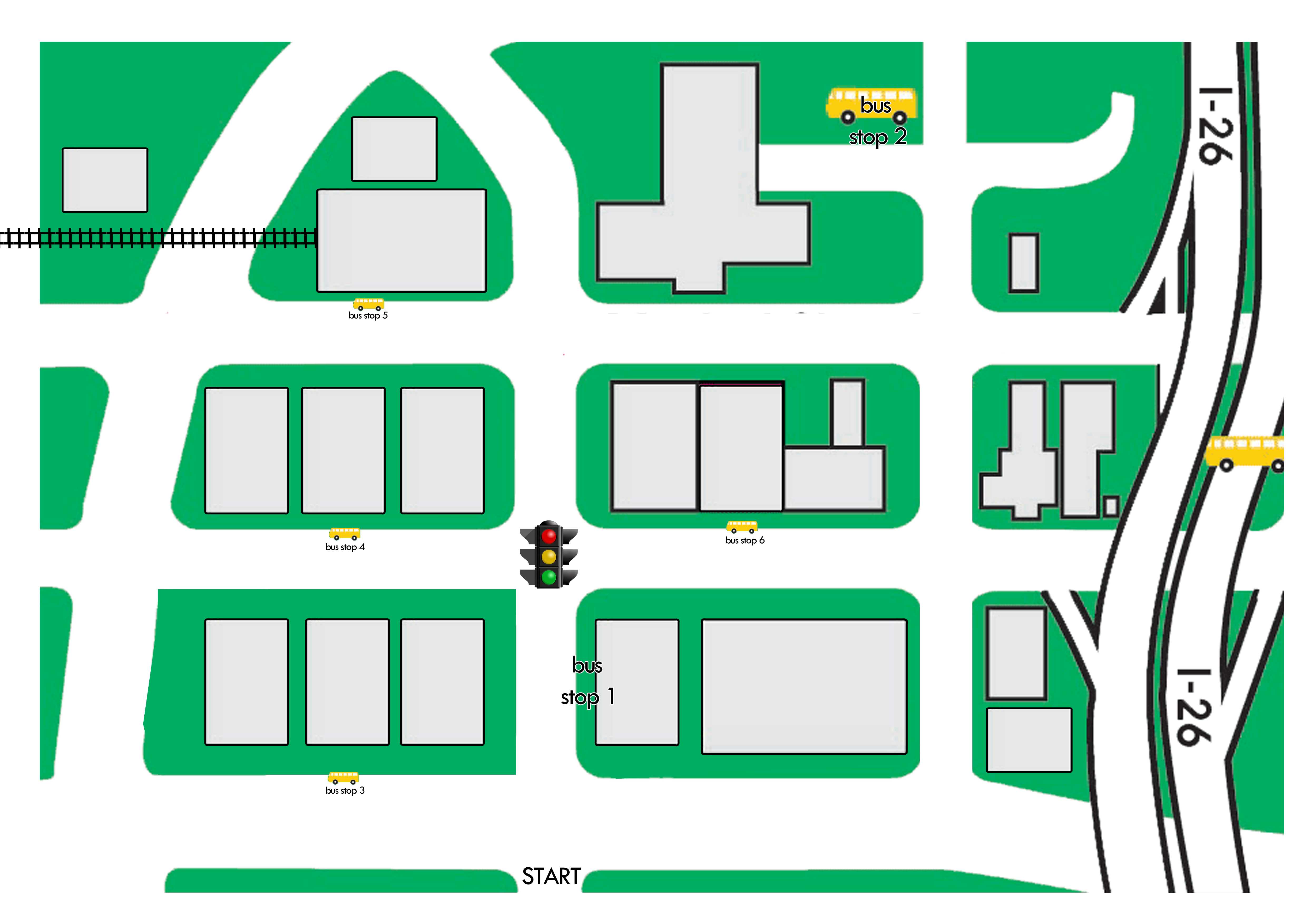 51 Thorough Blank Street Map Template Pertaining To Blank City Map Template