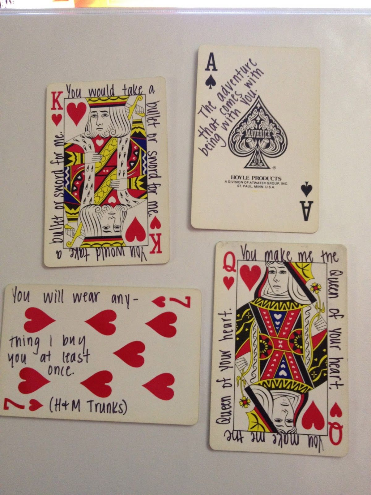 52 Things I Love About You: Old Or New Deck Of Cards Intended For 52 Things I Love About You Deck Of Cards Template